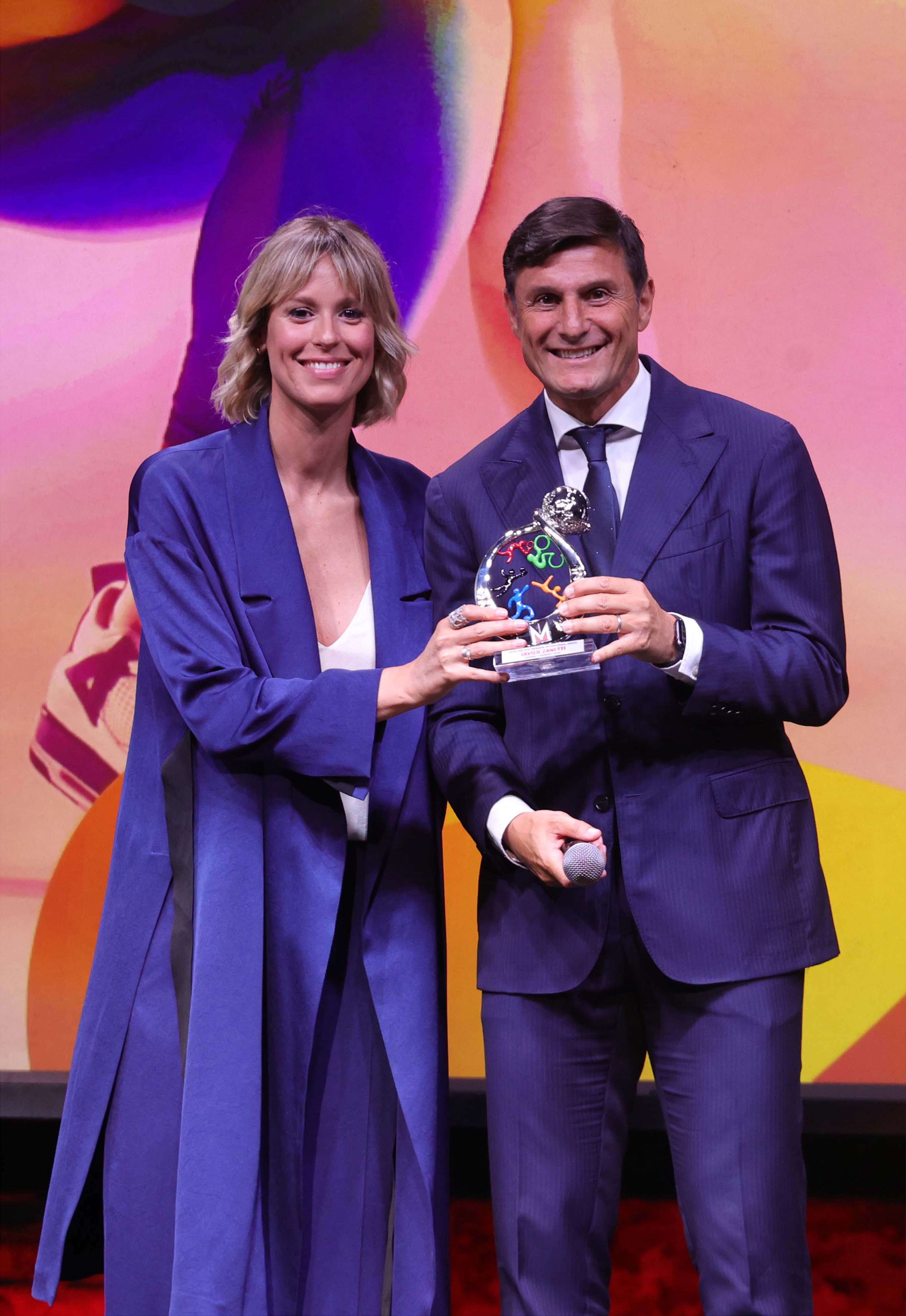 The Fair Play Menarini Ambassadors, Federica Pellegrini and Javier Zanetti