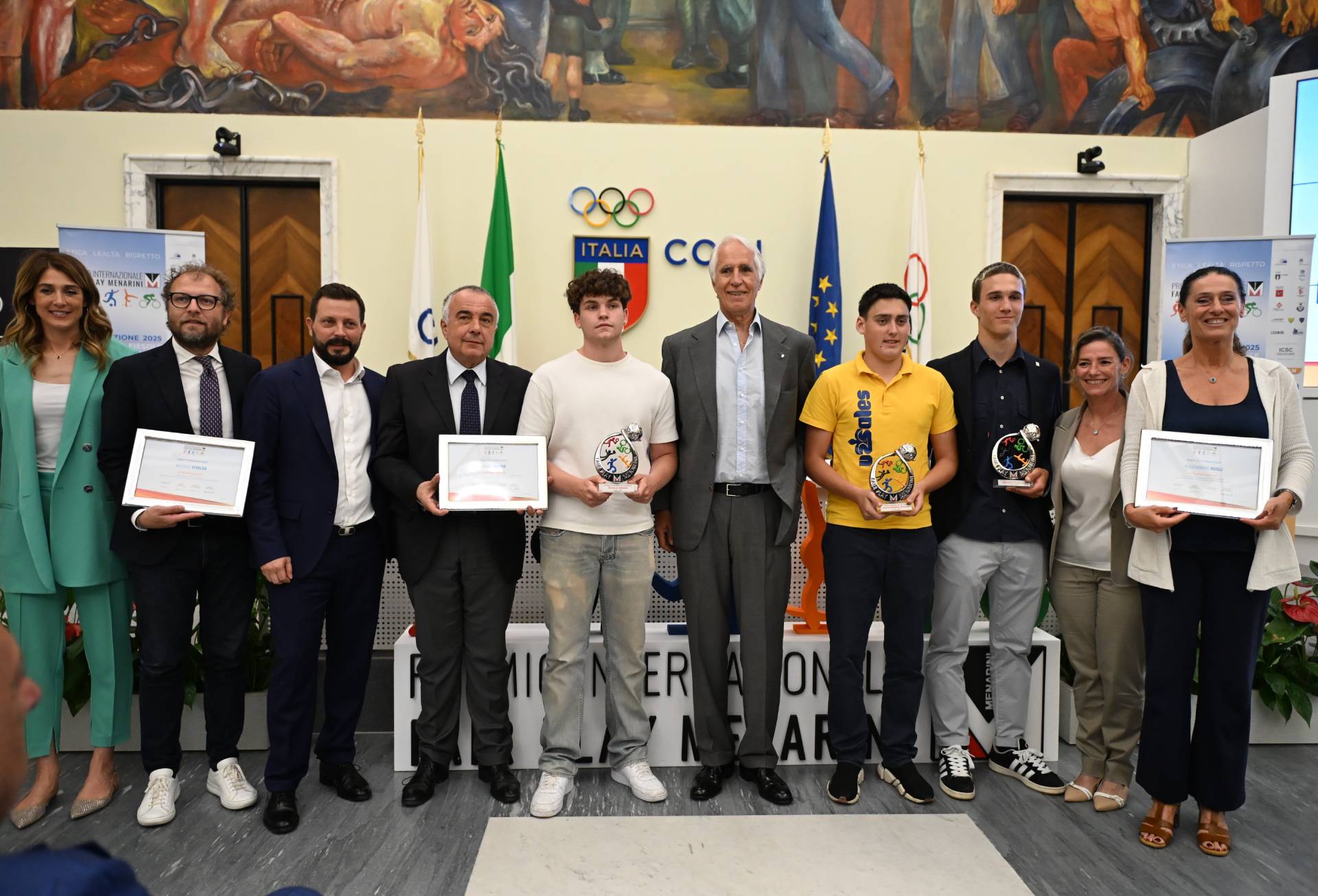 Rachele-Sangiuliano-Luca-Lotti-Filippo-Paganelli-Vincenzo-Parrinello-Nicola-Nardo-Giovanni-Malago-Alessandro-Bugli-Michele-Vivalda-Valeria-Speroni-Cardi-Cristina-Scaletti.jpg
