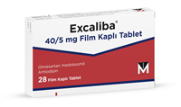 Excaliba 40 mg/5 mg Film Kaplı Tablet