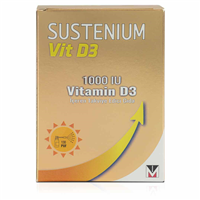 Sustenium Vit D3 1000 IU Vitamin D3 İçeren Takviye Edici Gıda