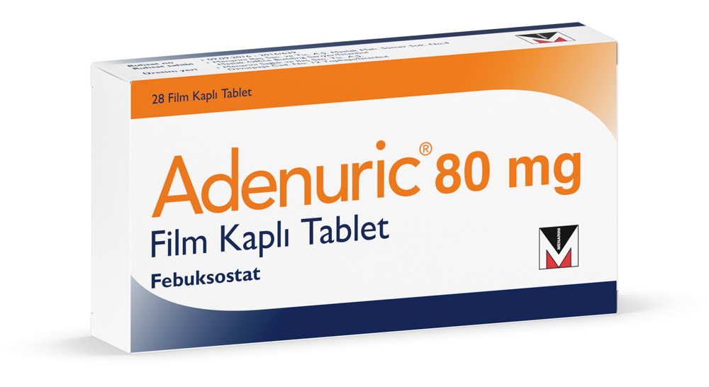 Adenuric 80 mg Film Kaplı Tablet