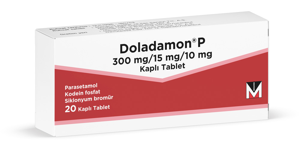 Doladamon P 300 mg/15 mg/10 mg Kaplı Tablet