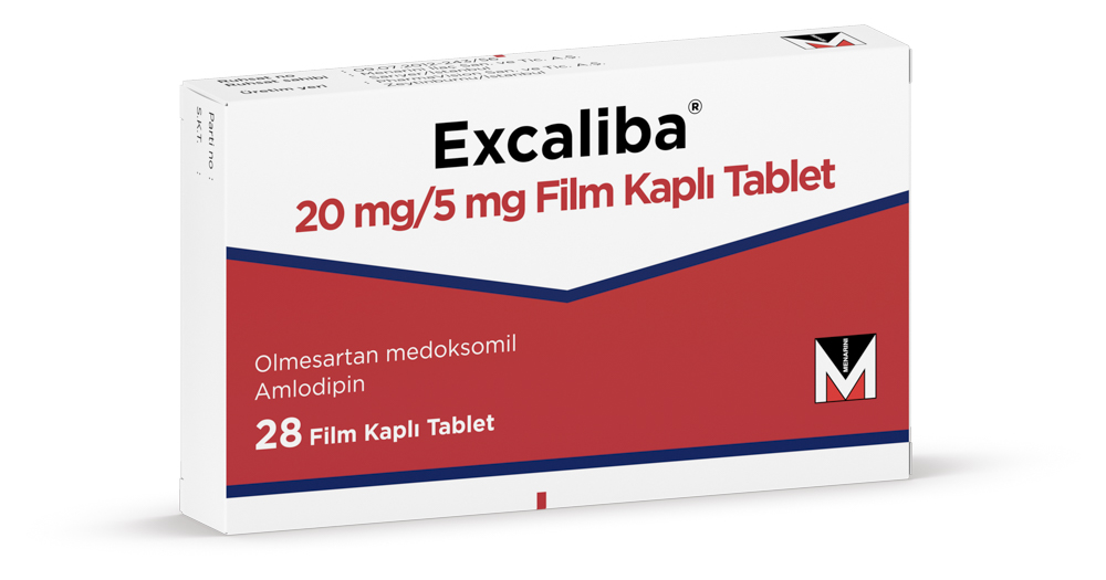 Excaliba 20 mg/5 mg Film Kaplı Tablet