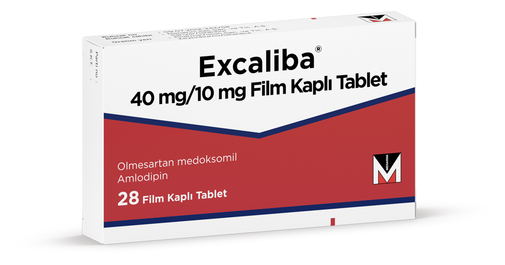 Excaliba 40 mg/10 mg Film Kaplı Tablet